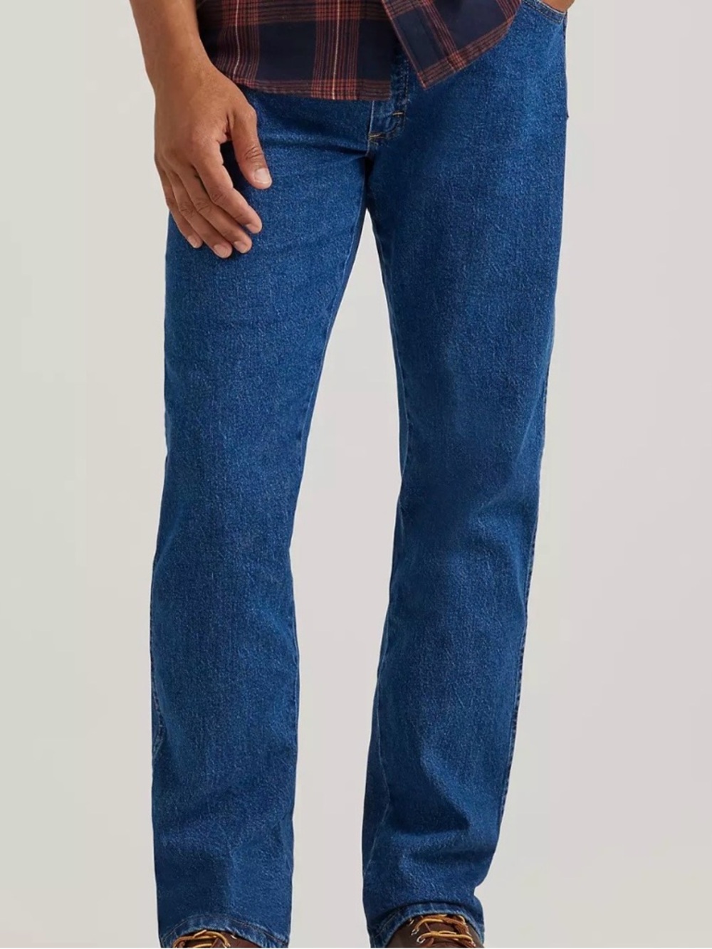 Wrangler Comfort Flex Waist Regular Fit Jeans Men 42x30 (actual 42x24**)